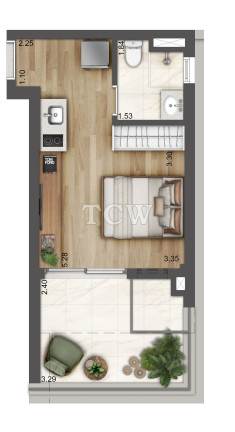 Imagem Apartamento com 1 Quarto à Venda, 25 m² em Paraíso - São Paulo