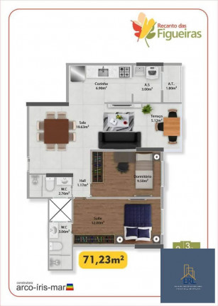 Imagem Apartamento com 2 Quartos à Venda, 65 m² em Guilhermina - Praia Grande
