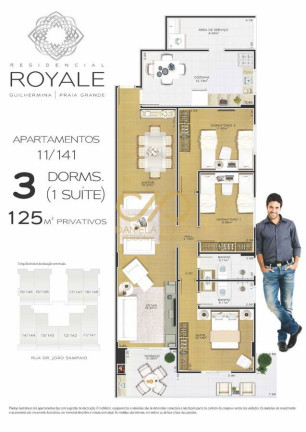 Imagem Apartamento com 3 Quartos à Venda, 125 m² em Guilhermina - Praia Grande Imagem Apartamento com 3 Quartos à Venda, 125 m² em Guilhermina - Praia Grande