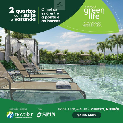 Imagem Apartamento com 2 Quartos à Venda, 45 m² em Centro - Niterói