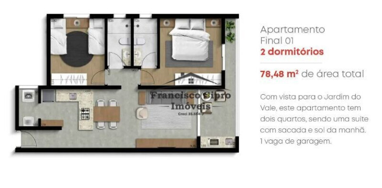 Imagem Apartamento com 2 Quartos à Venda, 81 m² em Village Santana - Guaratinguetá Imagem Apartamento com 2 Quartos à Venda, 81 m² em Village Santana - Guaratinguetá