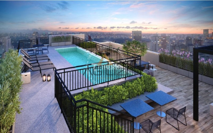 Imagem Apartamento com 1 Quarto à Venda, 34 m² em Pinheiros - São Paulo