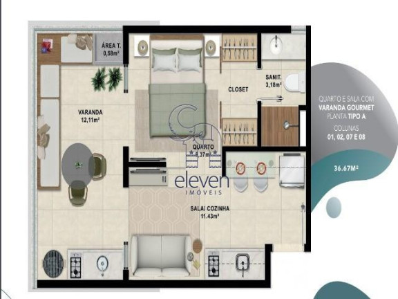 Imagem Apartamento com 1 Quarto à Venda, 22 m² em Ondina - Salvador Imagem Apartamento com 1 Quarto à Venda, 22 m² em Ondina - Salvador