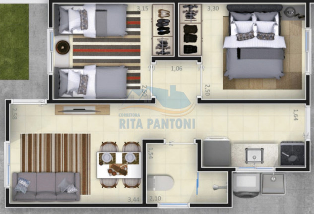 Imagem Casa com 2 Quartos à Venda, 41 m² em Jardim Vilico Cantarelli - Ribeirão Preto Imagem Casa com 2 Quartos à Venda, 41 m² em Jardim Vilico Cantarelli - Ribeirão Preto