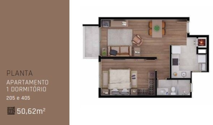 Imagem Cobertura com 1 Quarto à Venda, 51 m² em Centro - Canela Imagem Cobertura com 1 Quarto à Venda, 51 m² em Centro - Canela