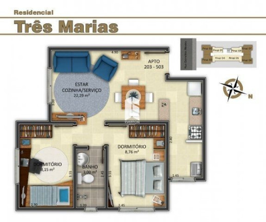 Imagem Apartamento com 2 Quartos à Venda, em Nossa Senhora Medianeira - Santa Maria Imagem Apartamento com 2 Quartos à Venda, em Nossa Senhora Medianeira - Santa Maria