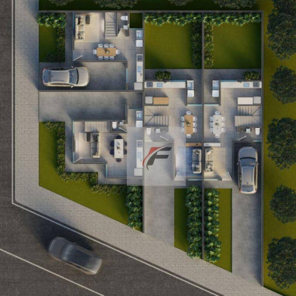 Imagem Sobrado com 3 Quartos à Venda, 88 m² em Cidade Industrial - Curitiba
