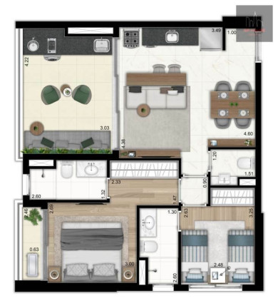 Imagem Apartamento com 2 Quartos à Venda, 78 m² em Pompeia - São Paulo Imagem Apartamento com 2 Quartos à Venda, 78 m² em Pompeia - São Paulo