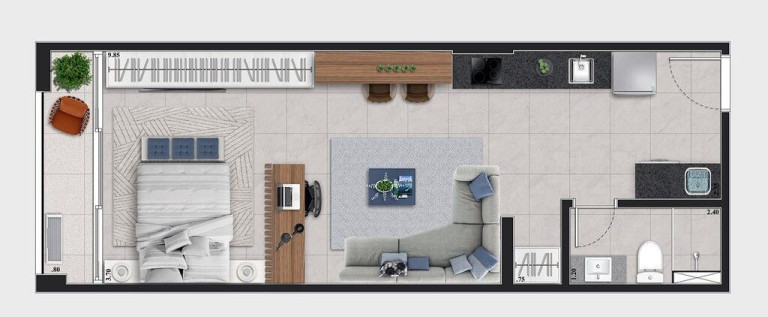 Imagem Apartamento com 1 Quarto à Venda, 46 m² em Vila Mariana - São Paulo Imagem Apartamento com 1 Quarto à Venda, 46 m² em Vila Mariana - São Paulo