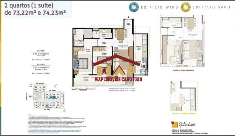 Imagem Apartamento com 2 Quartos à Venda,  em Algodoal - Cabo Frio