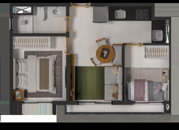 Imagem Apartamento com 1 Quarto à Venda, 27 m² em Vila Monte Alegre - São Paulo Imagem Apartamento com 1 Quarto à Venda, 27 m² em Vila Monte Alegre - São Paulo