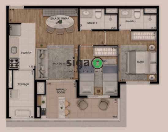 Imagem Apartamento com 3 Quartos à Venda, 79 m² em Granja Julieta - São Paulo Imagem Apartamento com 3 Quartos à Venda, 79 m² em Granja Julieta - São Paulo