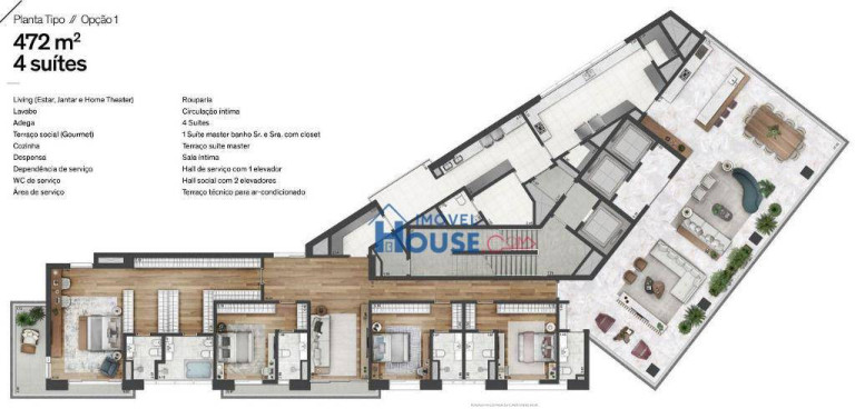 Imagem Apartamento com 4 Quartos à Venda, 472 m² em Jardim Paulistano - São Paulo Imagem Apartamento com 4 Quartos à Venda, 472 m² em Jardim Paulistano - São Paulo