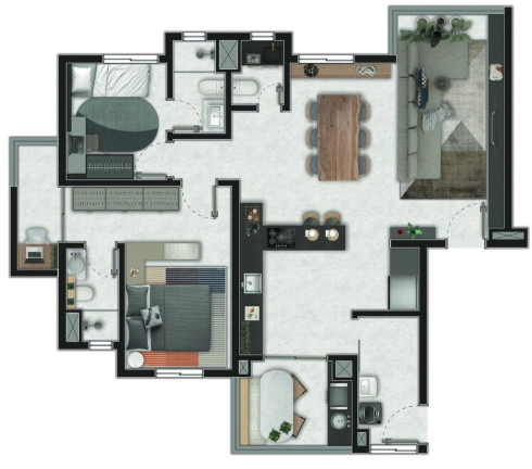 Imagem Imóvel com 3 Quartos à Venda, 100 m² em Vila Gilda - Santo André Imagem Imóvel com 3 Quartos à Venda, 100 m² em Vila Gilda - Santo André
