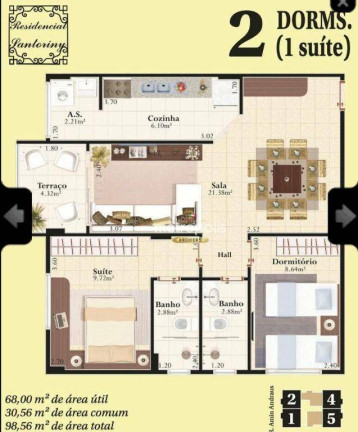 Imagem Apartamento com 2 Quartos à Venda, 69 m² em Vila Caiçara - Praia Grande Imagem Apartamento com 2 Quartos à Venda, 69 m² em Vila Caiçara - Praia Grande