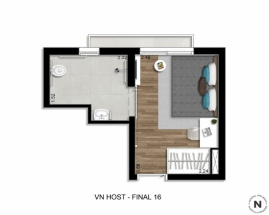 Imagem Apartamento com 1 Quarto à Venda, 24 m² em Paraíso - São Paulo