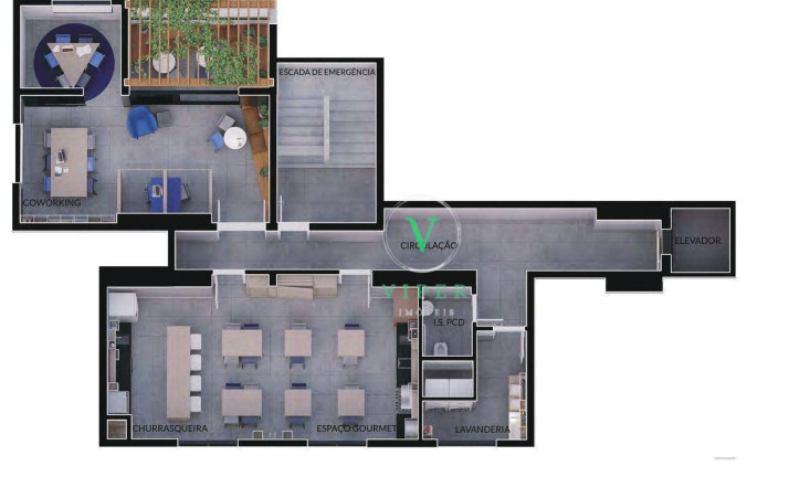 Imagem Studio com 1 Quarto à Venda, 3.196 m² em Cristo Rei - Curitiba