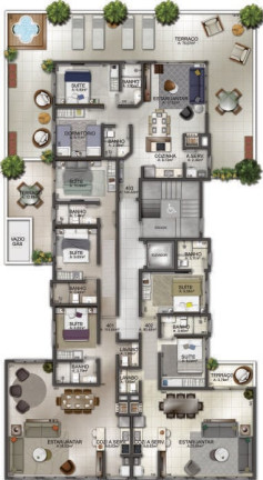 Imagem Apartamento com 3 Quartos à Venda, 145 m² em Zona Nova - Capão Da Canoa Imagem Apartamento com 3 Quartos à Venda, 145 m² em Zona Nova - Capão Da Canoa