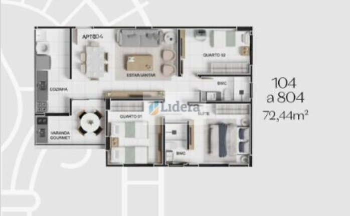 Imagem Apartamento com 3 Quartos à Venda, 72 m² em Jardim Oceania - João Pessoa Imagem Apartamento com 3 Quartos à Venda, 72 m² em Jardim Oceania - João Pessoa