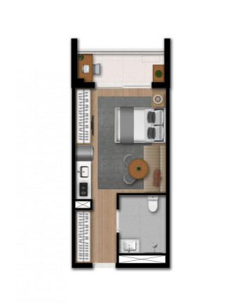 Imagem Apartamento com 1 Quarto à Venda, 41 m² em Itaim Bibi - São Paulo