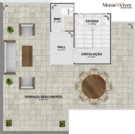 Imagem Casa com 3 Quartos à Venda, 105 m² em Uberaba - Curitiba