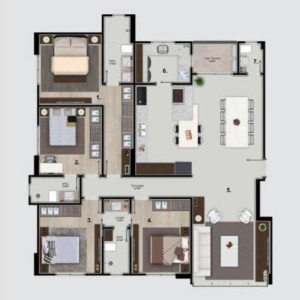 Imagem Apartamento com 4 Quartos à Venda, 149 m² em Centro - Balneário Camboriú Imagem Apartamento com 4 Quartos à Venda, 149 m² em Centro - Balneário Camboriú