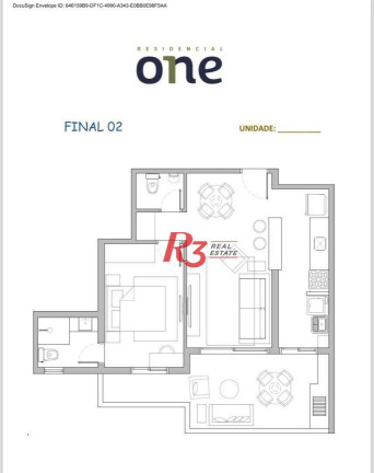 Apartamento com 1 Quarto à Venda, 60 m² em Boqueirão - Santos