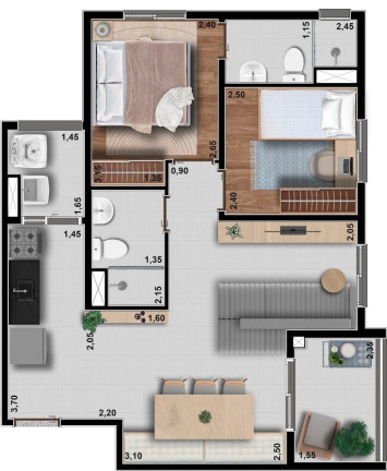 Imagem Apartamento com 3 Quartos à Venda, 55 m² em Freguesia Do ó - São Paulo