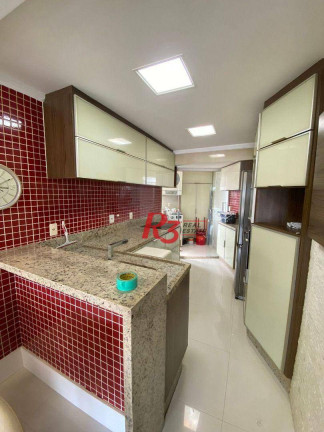Imagem Apartamento com 2 Quartos para Alugar, 90 m² em Gonzaga - Santos