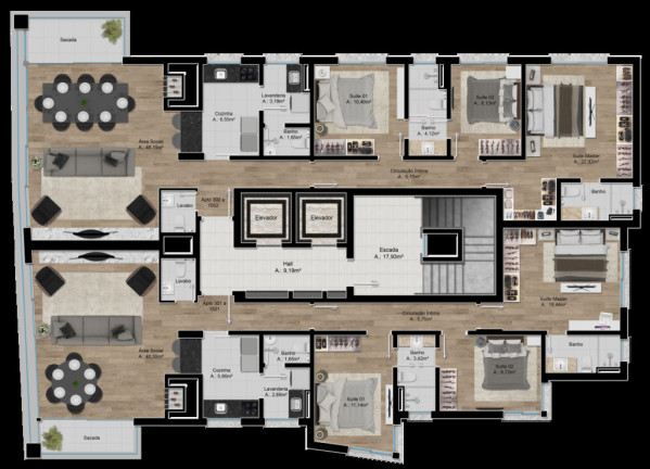 Imagem Apartamento com 3 Quartos à Venda, 124 m² em Rio Branco - Porto Alegre