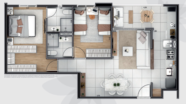 Imagem Imóvel com 2 Quartos à Venda, 64 m² em Ponte Grande - Guarulhos Imagem Imóvel com 2 Quartos à Venda, 64 m² em Ponte Grande - Guarulhos