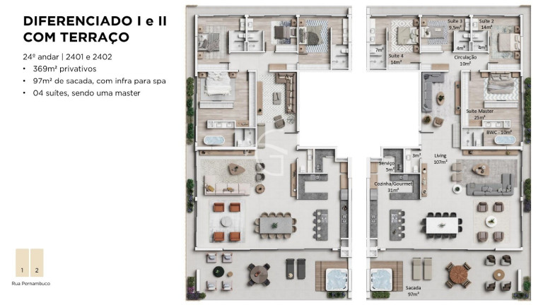 Imagem Apartamento com 3 Quartos à Venda, 162 m² em Anita Garibaldi - Joinville Imagem Apartamento com 3 Quartos à Venda, 162 m² em Anita Garibaldi - Joinville
