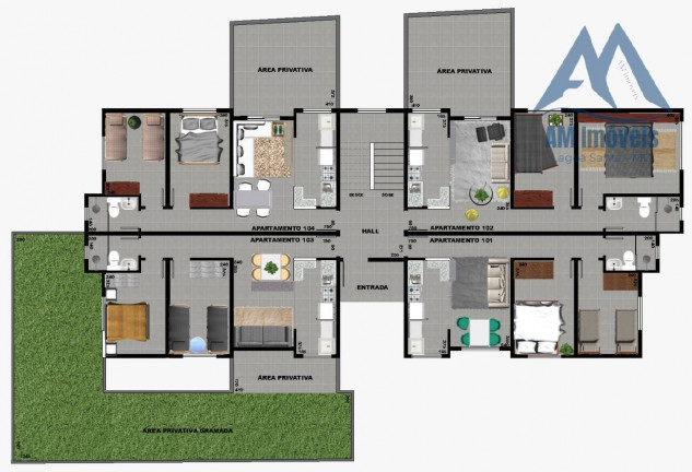 Imagem Apartamento com 2 Quartos à Venda, 48 m² em Sobradinho - Lagoa Santa