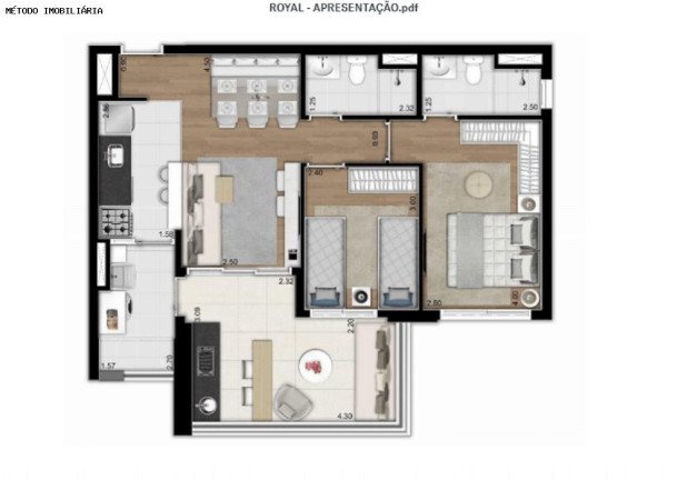 Imagem Apartamento com 2 Quartos à Venda, 68 m² em Ipiranga - São Paulo