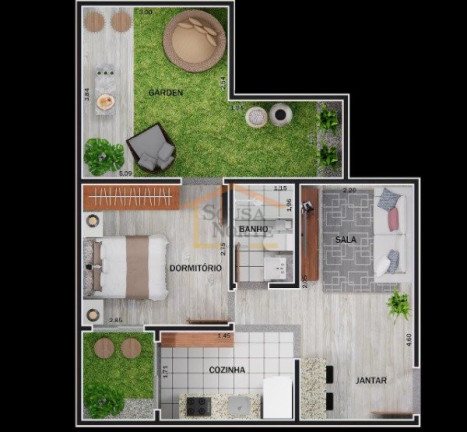 Imagem Apartamento com 1 Quarto à Venda, 28 m² em Parada Inglesa - São Paulo