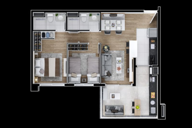 Imagem Apartamento com 2 Quartos à Venda, 64 m² em Paraíso - São Paulo Imagem Apartamento com 2 Quartos à Venda, 64 m² em Paraíso - São Paulo