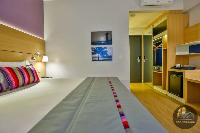 Imagem Flat com 1 Quarto à Venda, 24 m² em Pompéia - Santos