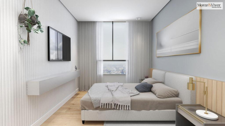 Imagem Apartamento com 1 Quarto à Venda, 47 m² em Mercês - Curitiba