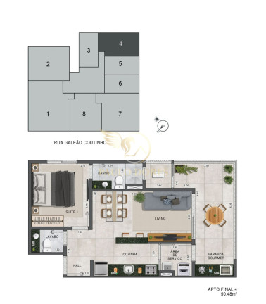 Imagem Apartamento com 2 Quartos à Venda, 74 m² em Itaguá - Ubatuba Imagem Apartamento com 2 Quartos à Venda, 74 m² em Itaguá - Ubatuba