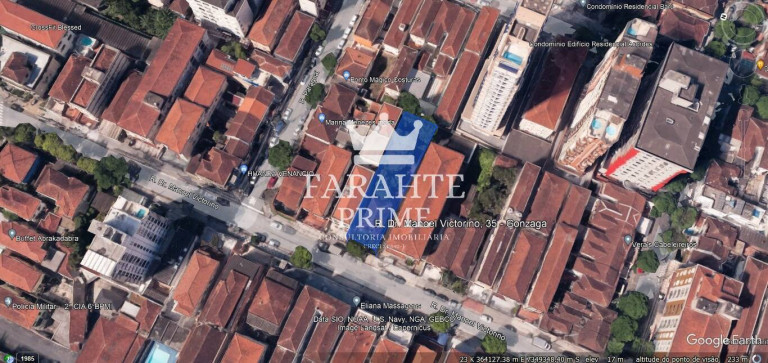 Imagem Terreno à Venda, 500 m² em Gonzaga - Santos Imagem Terreno à Venda, 500 m² em Gonzaga - Santos
