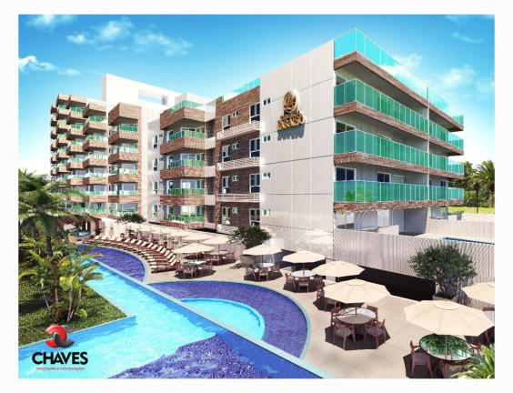 Imagem Apartamento com 2 Quartos à Venda, 73 m² em Ponta De Campina - Cabedelo
