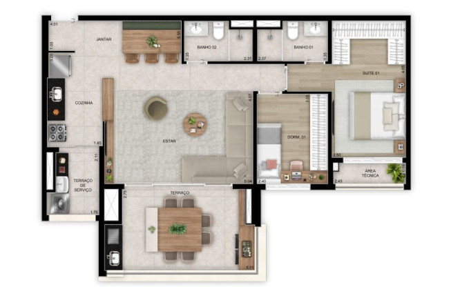 Imagem Apartamento com 3 Quartos à Venda, 97 m² em Tatuapé - São Paulo