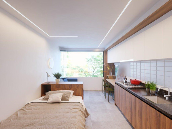 Imagem Imóvel com 1 Quarto à Venda, 26 m² em Bacacheri - Curitiba
