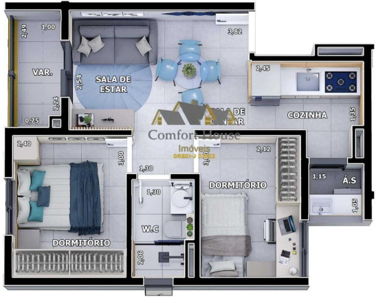 Imagem Apartamento com 2 Quartos à Venda, 45 m² em Taboão - São Bernardo Do Campo Imagem Apartamento com 2 Quartos à Venda, 45 m² em Taboão - São Bernardo Do Campo