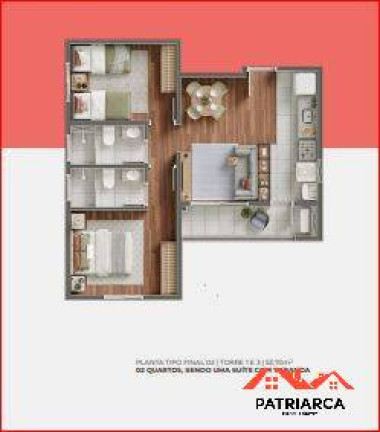 Imagem Apartamento com 2 Quartos à Venda, 50 m² em Jardim Nova Alvorada - Hortolândia Imagem Apartamento com 2 Quartos à Venda, 50 m² em Jardim Nova Alvorada - Hortolândia
