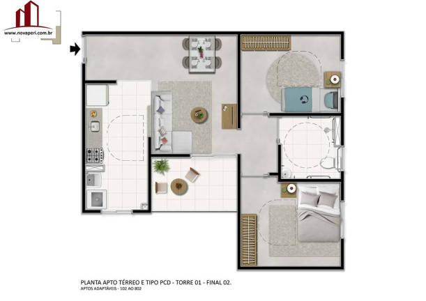 Imagem Apartamento com 2 Quartos à Venda, 55 m² em Vila Olinda - Franco Da Rocha Imagem Apartamento com 2 Quartos à Venda, 55 m² em Vila Olinda - Franco Da Rocha