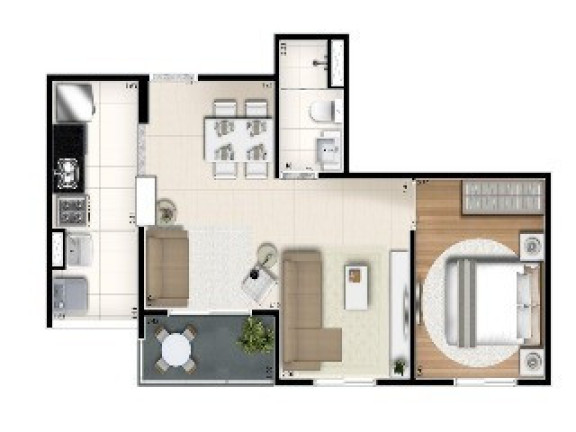 Imagem Apartamento com 3 Quartos à Venda, 59 m² em Belenzinho - São Paulo