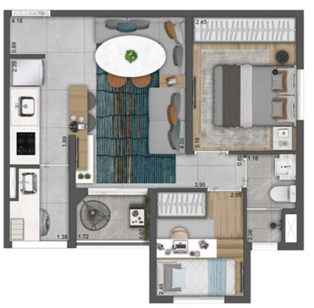Imagem Apartamento com 2 Quartos à Venda, 41 m² em Imirim - São Paulo Imagem Apartamento com 2 Quartos à Venda, 41 m² em Imirim - São Paulo