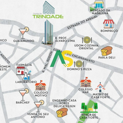 Imagem Imóvel com 3 Quartos à Venda, 105 m² em Casa Amarela - Recife Imagem Imóvel com 3 Quartos à Venda, 105 m² em Casa Amarela - Recife