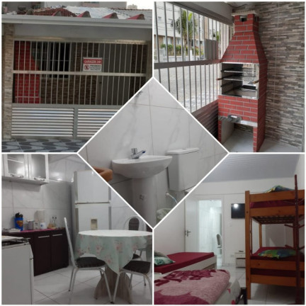 Imagem Casa com 1 Quarto para Alugar ou Temporada, 50 m² em Aviação - Praia Grande